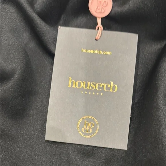 HOUSE OF CB Black Bodysuit Size Small Giselle - Picture 4 of 8